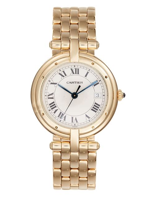 cartier watch round|cartier panthere round watch.